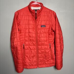 Patagonia Women’s Red Nano Puff Jacket Coat FA15 84216 Layer XS Extra Small